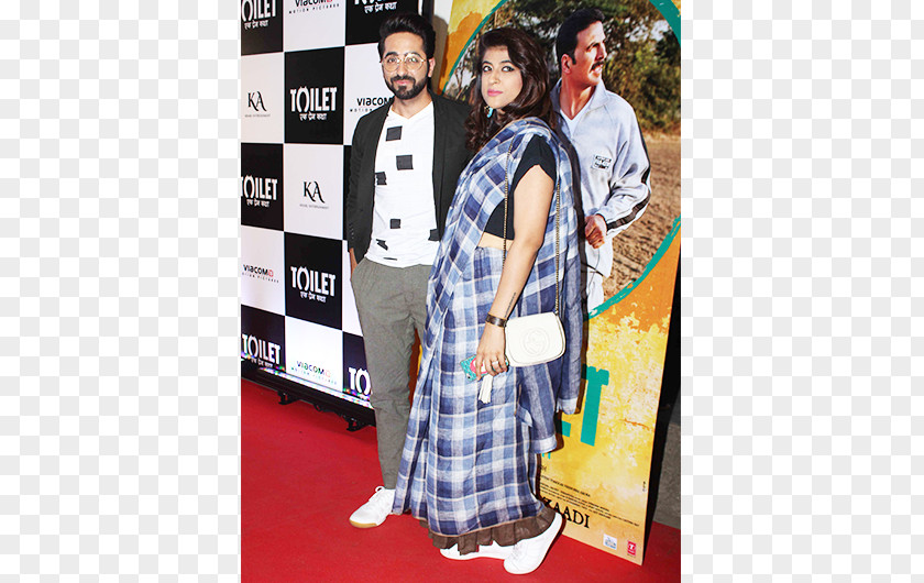 Akshay Kumar Tartan Kimono Fashion Design Pattern PNG