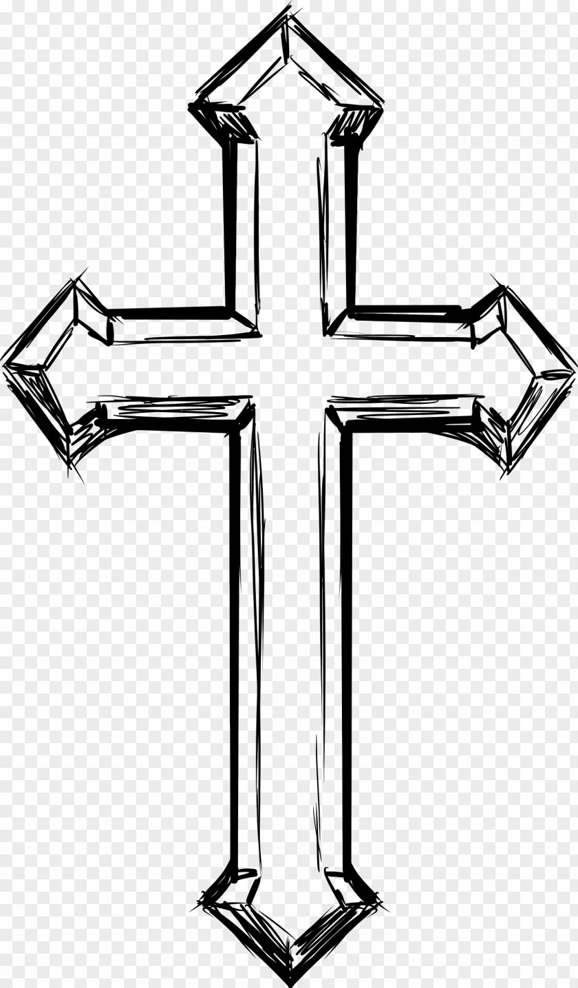 Creative Cross Christian Drawing Clip Art PNG