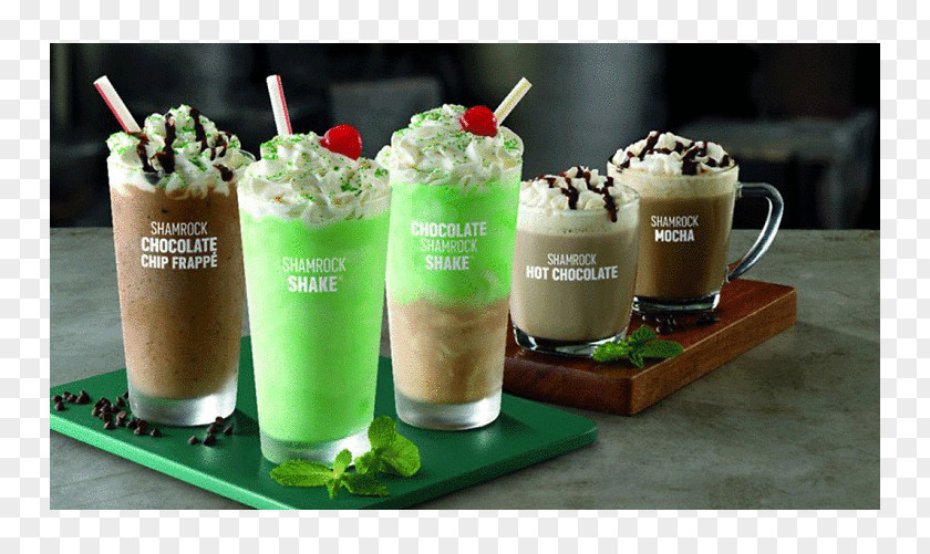 Drink Shamrock Shake Milkshake Caffè Mocha Fast Food McDonald's PNG