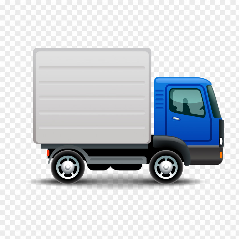 Goods Wagons Pickup Truck Van Car Vector Graphics PNG