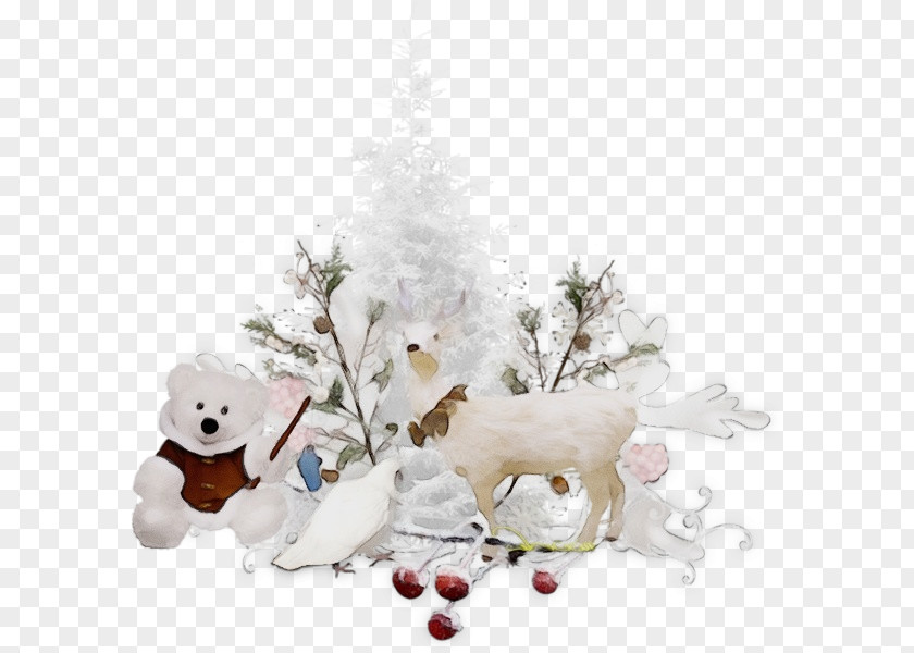 Interior Design Teddy Bear Christmas Tree PNG