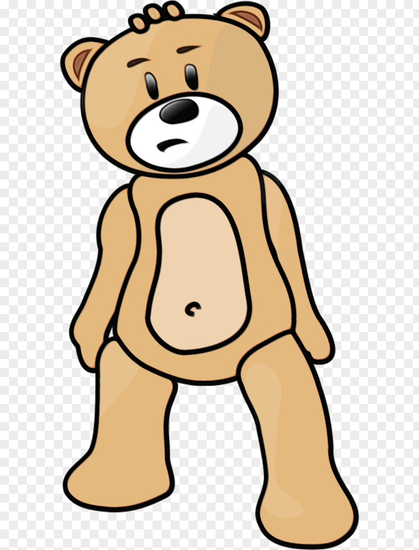 Pleased Brown Bear Teddy PNG