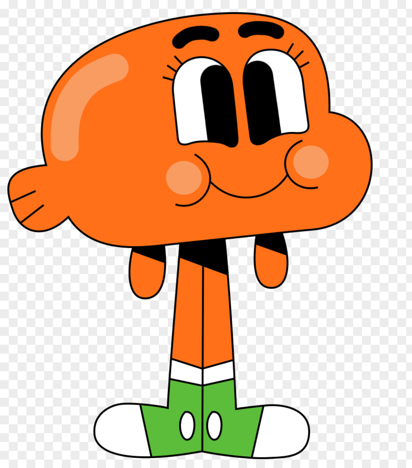 Vector Creative Digital 8 Darwin Watterson Gumball Character Cartoon Network PNG