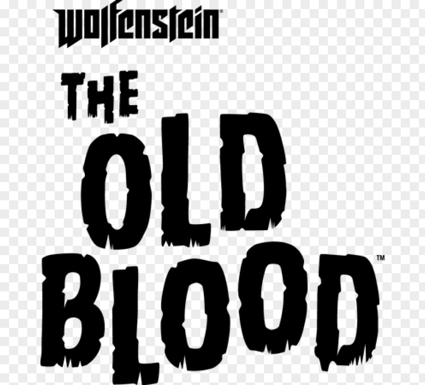 Blood Donor Logo Wolfenstein: The Old PlayStation 4 Brand Font PNG
