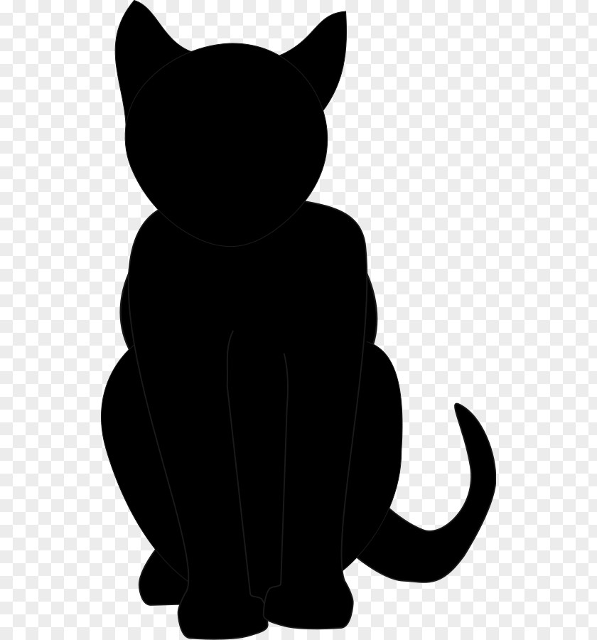 Cat Vector Black Kitten Clip Art PNG