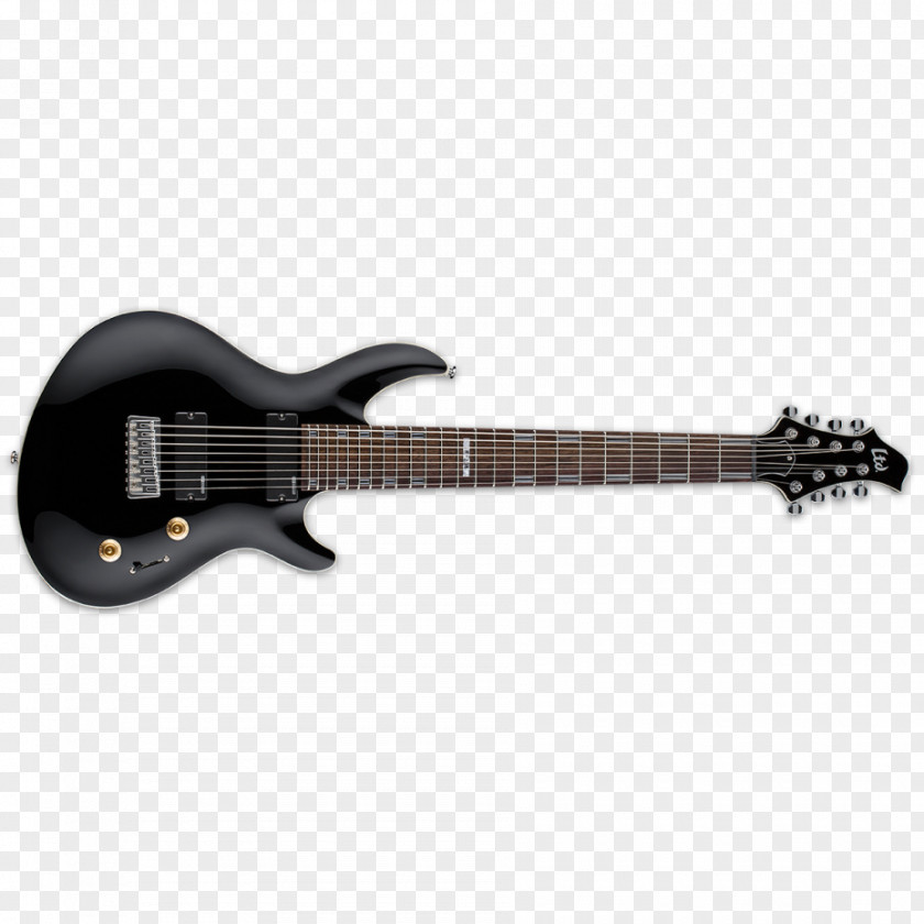 Electric Guitar Seven-string ESP Guitars Eight-string PNG