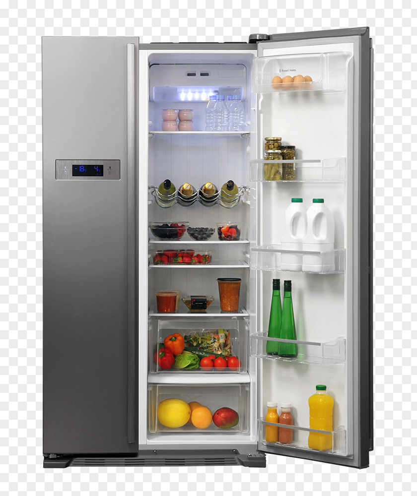Fridge Refrigerator Home Appliance Freezers Russell Hobbs PNG