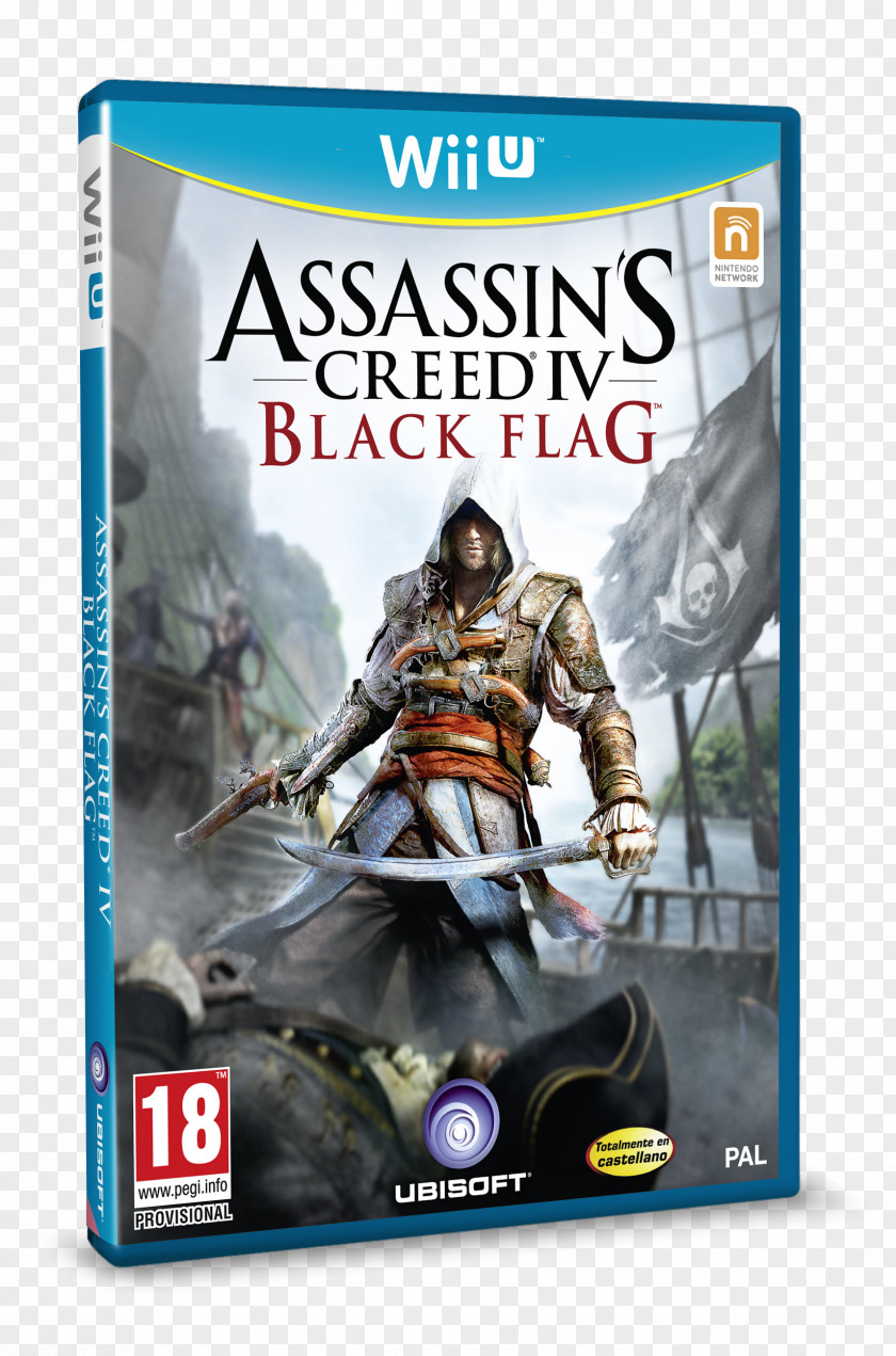Nintendo Assassin's Creed IV: Black Flag III Wii U Xbox 360 PNG
