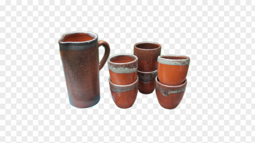 Pisco Sour Ceramic Vase Pottery Brown PNG
