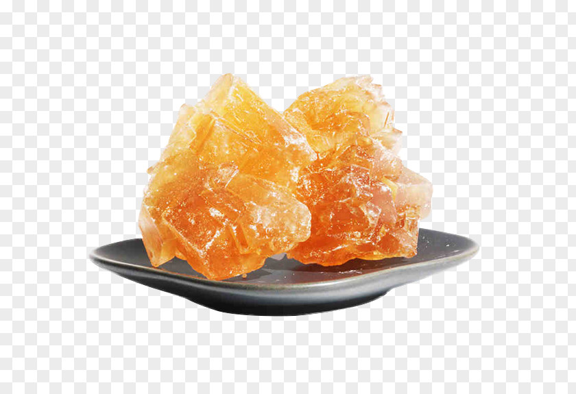 Polycrystalline Sugar Rock Candy Yellow Food PNG