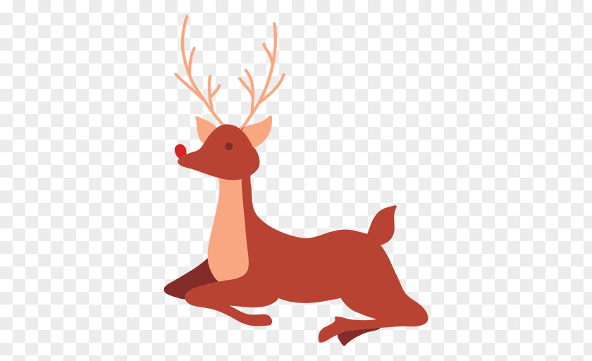 Reindeer Rudolph Drawing PNG