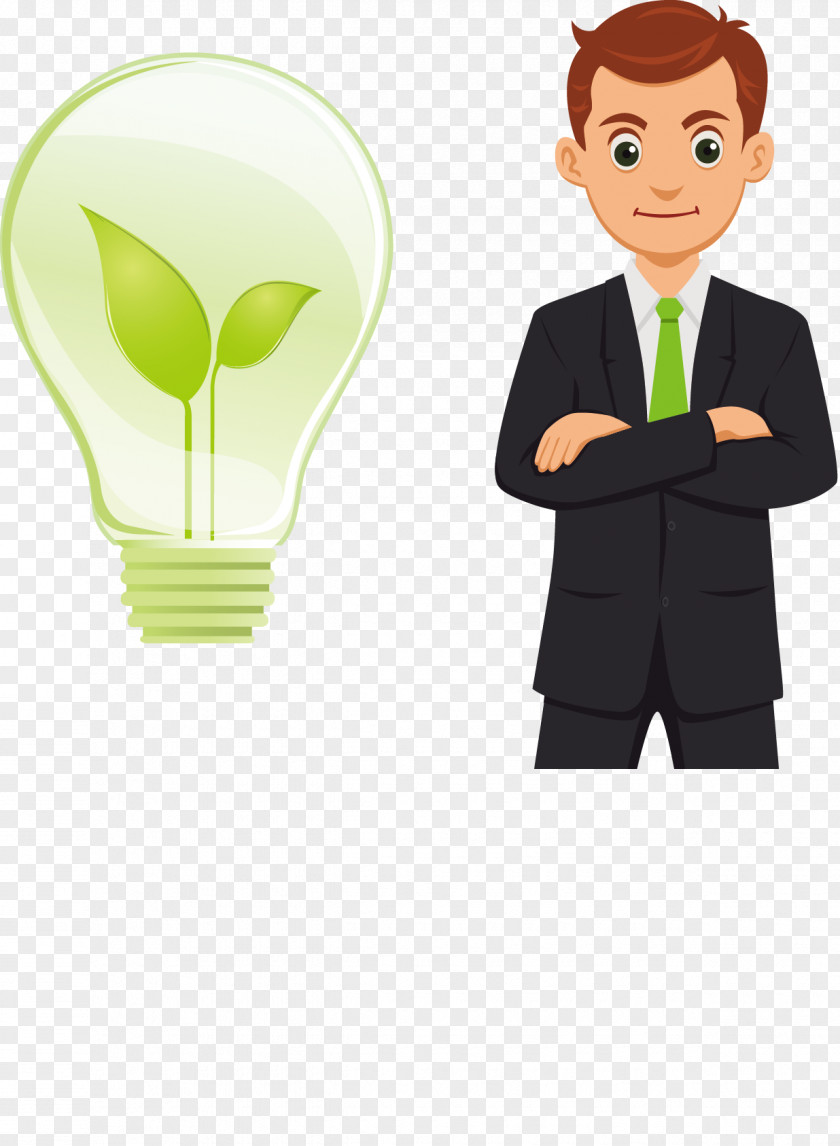 Vector Businessman And Ideas Businessperson Download Icon PNG