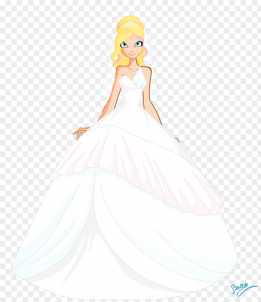 Wedding Dress Vector Gown Bride PNG