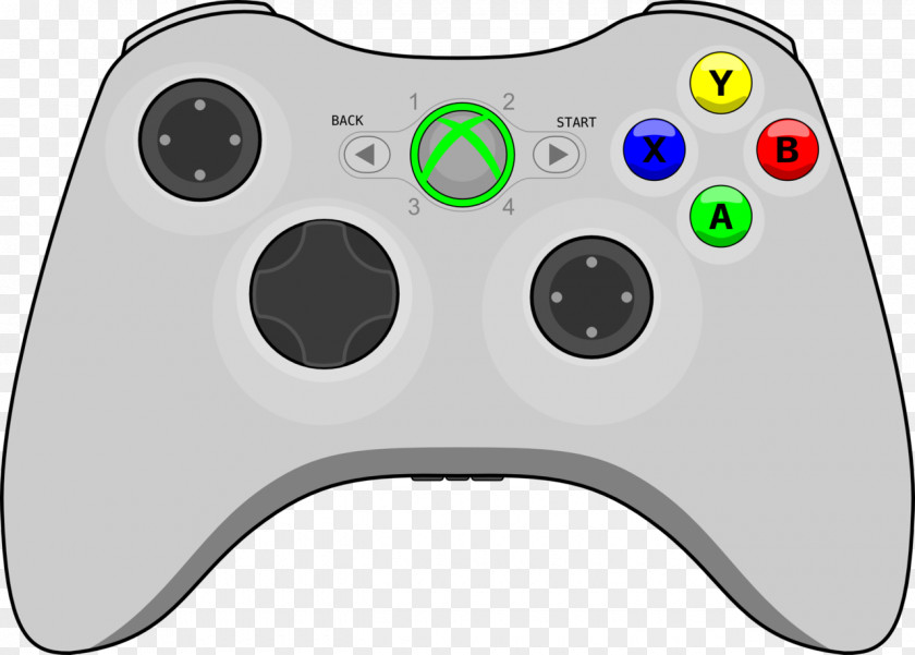 Xbox Controller Transparent Background 360 Game Wireless Headset Clip Art PNG