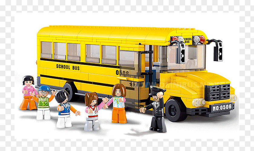 Bus Toy Block Educational Toys Car PNG