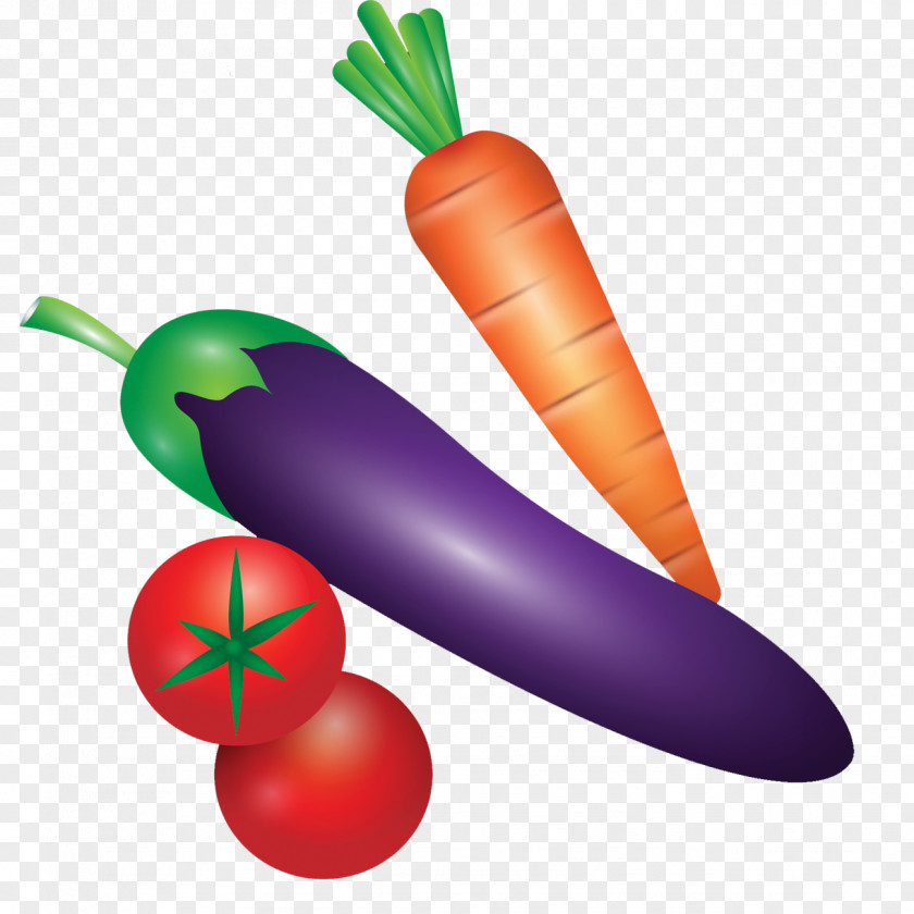 Flat Vegetables Vector Material Vegetable PNG