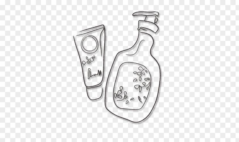 Cartoon Bottle Cosmetics Vecteur Illustration PNG