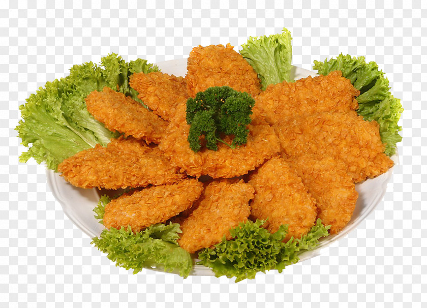 Fried Chicken Nugget Fingers Korokke Frying PNG