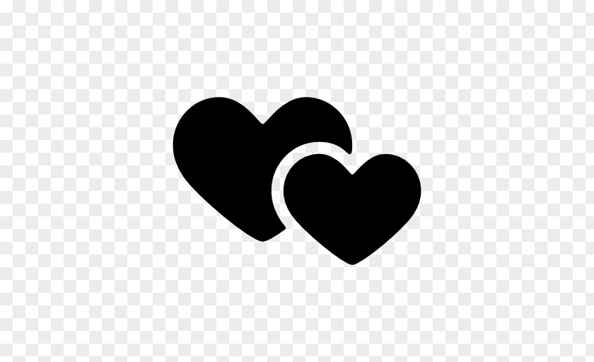 Heart-shaped Silhouette Heart Love PNG