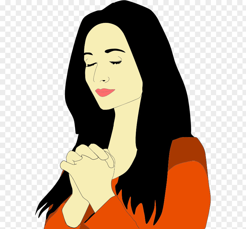 Prayer Woman Clip Art PNG