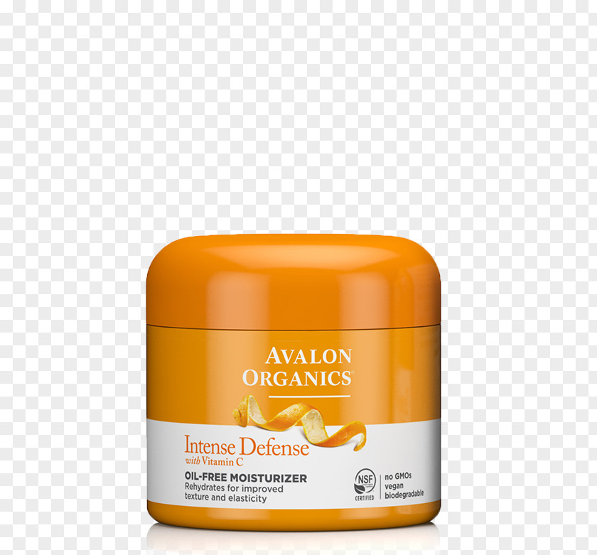 Oil Free Lip Balm Lotion Avalon Organics Intense Defense Vitamin C Renewal Cream Moisturizer Anti-aging PNG