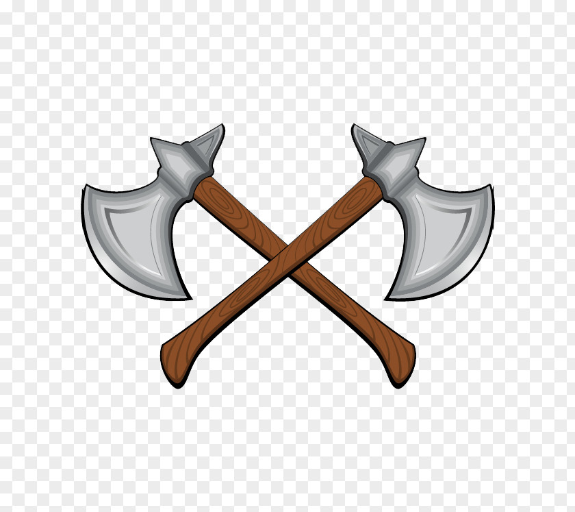 Cartoon Double Ax Battle Axe Dane Clip Art PNG