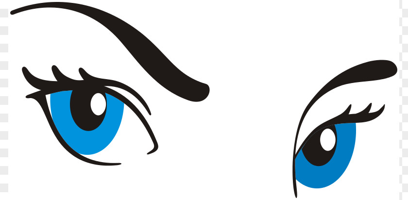 Eyelash Cliparts Human Eye Blue Clip Art PNG