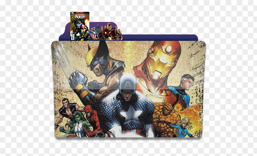 Icon Collection Captain America Wolverine Civil War Marvel Comics Cinematic Universe PNG