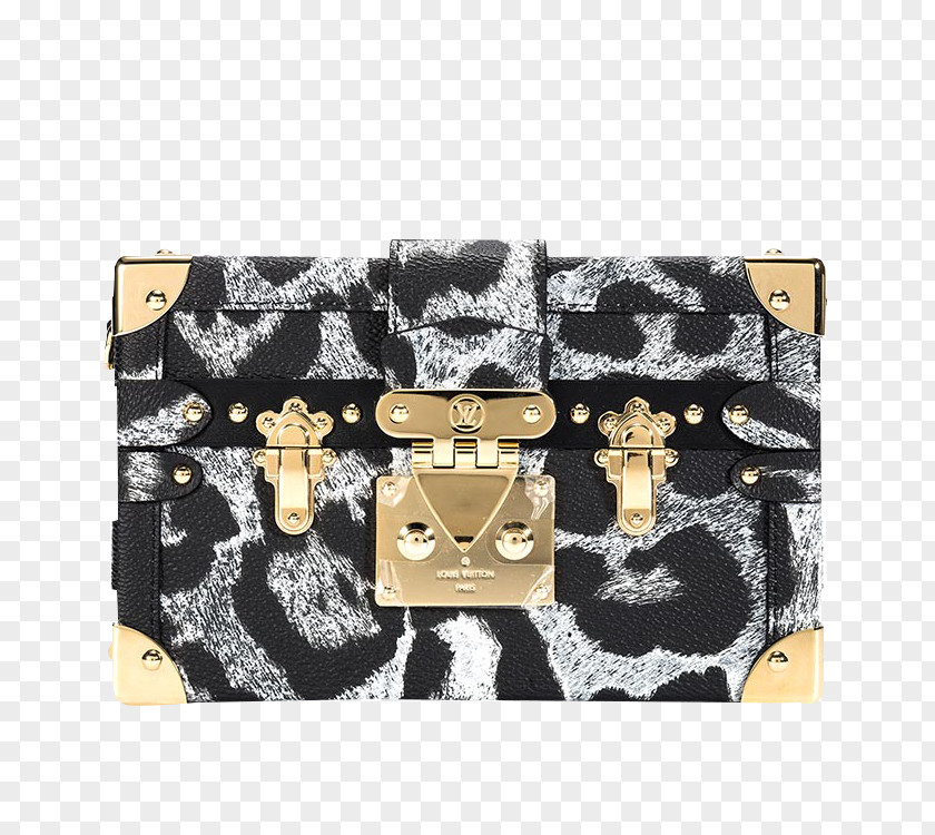 Louis Vuitton Ms. Bag Black And Gray Leopard Positive Handbag Prada PNG