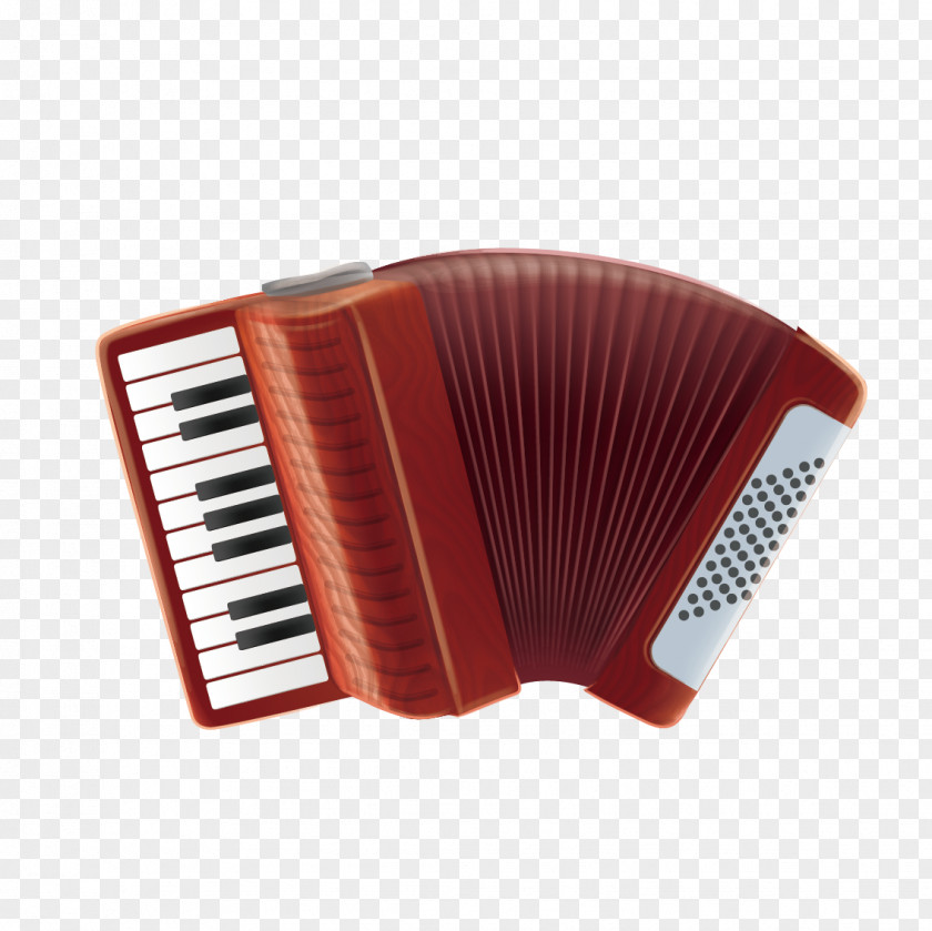 Vector Accordion Diatonic Button Musical Instrument PNG