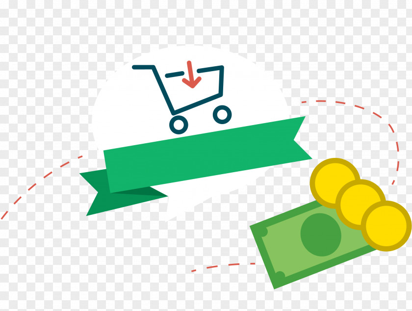 Vector Online Shopping Cart Cash PNG