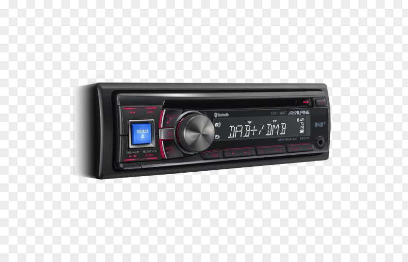 Car ALPINE CDE-173BT Stereo Receiver Vehicle Audio Alpine Electronics ISO 7736 PNG