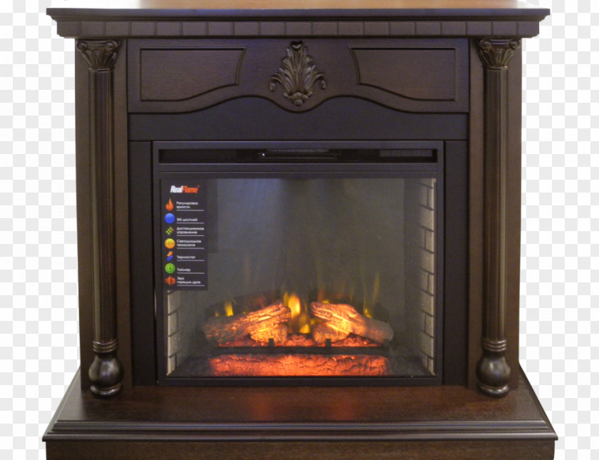Realflame Hearth Electric Fireplace RealFlame Mantel PNG
