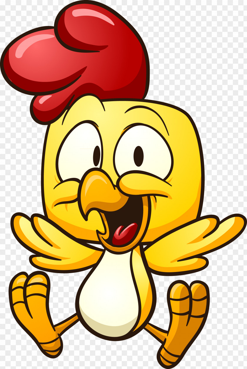 Rooster Chicken Meat Cartoon Drawing PNG