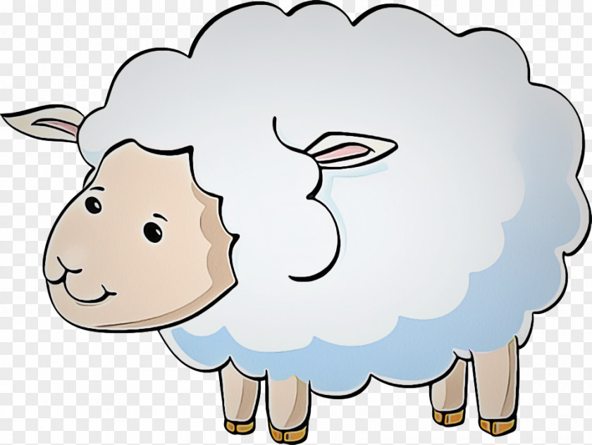 Bovine Snout Sheep Cartoon Clip Art Head PNG