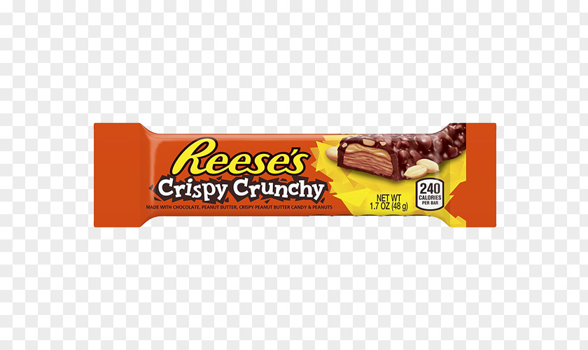 Chocolate Reese's Peanut Butter Cups NutRageous Pieces Bar PNG