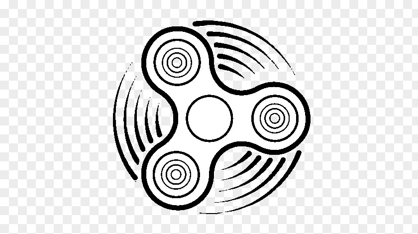 Fidget Spinner Colouring Pages Coloring Book Child PNG