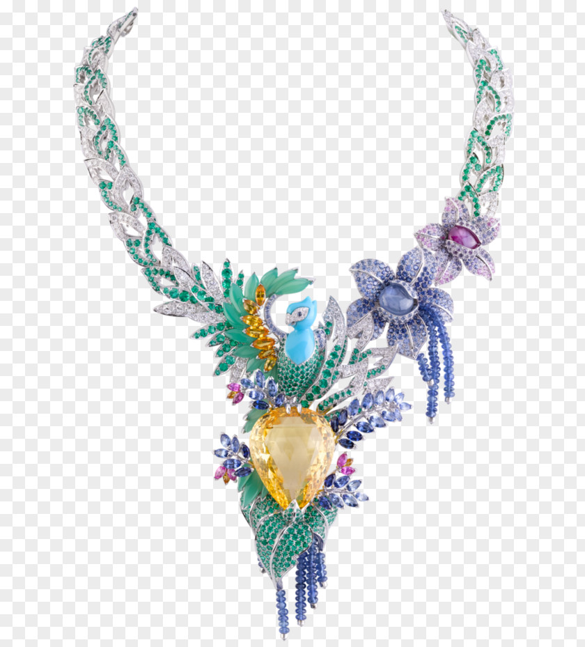 Jewellery Van Cleef & Arpels Necklace Gemstone Sapphire PNG