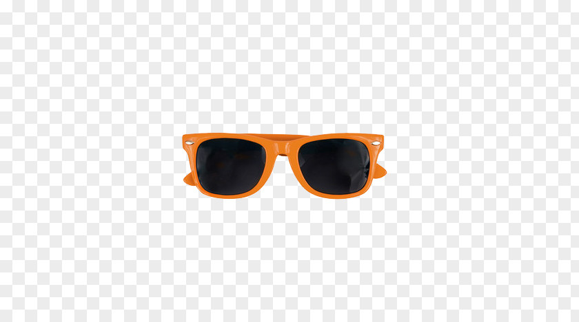 Orange Frame Sunglasses Goggles PNG