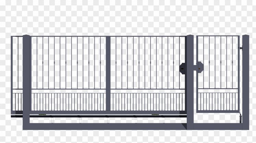 Wrought Iron Gate Fence House PNG