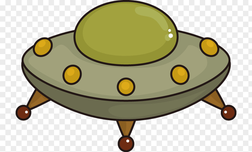 Cartoon UFO Unidentified Flying Object Saucer Clip Art PNG