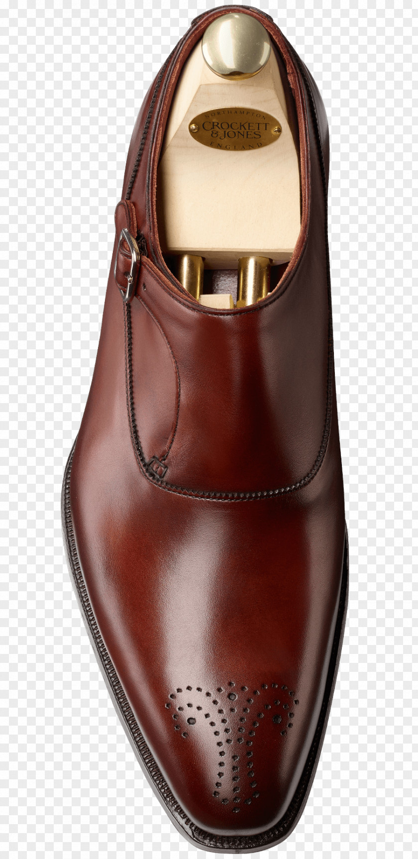 Monk Strap Shoe Leather Calf Slip-on PNG