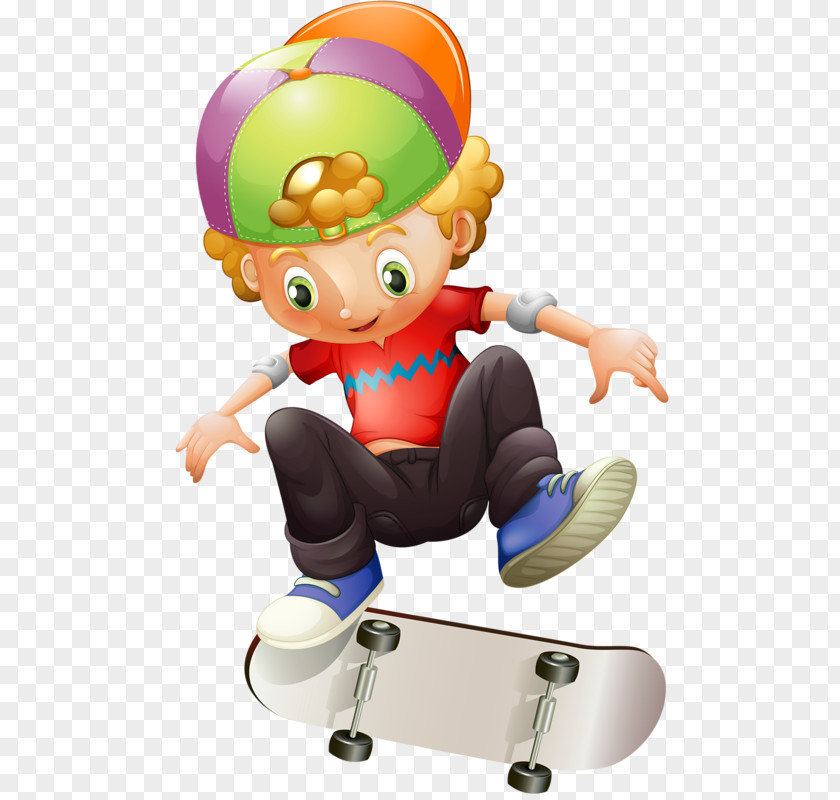 Skateboard Boy Cartoon Royalty-free Illustration PNG