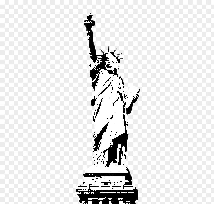 Statue Of Liberty Cartoon Drawing Illustration PNG
