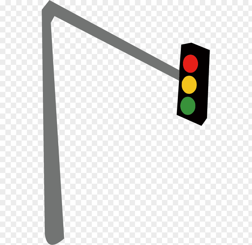 Vector Traffic Lights Floating Material Light PNG