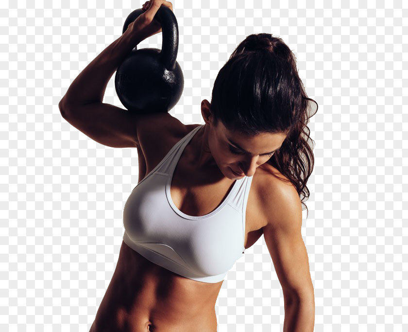 A Woman Coach In Physical Fitness Kettlebell Exercise Weight Training Centre Strength PNG