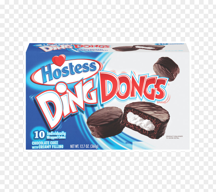 Chocolate Cake Ding Dong Twinkie Cream Cupcake PNG