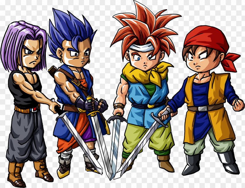 Chrono Trigger Goten Vegeta Goku Dragon Ball Trunks PNG