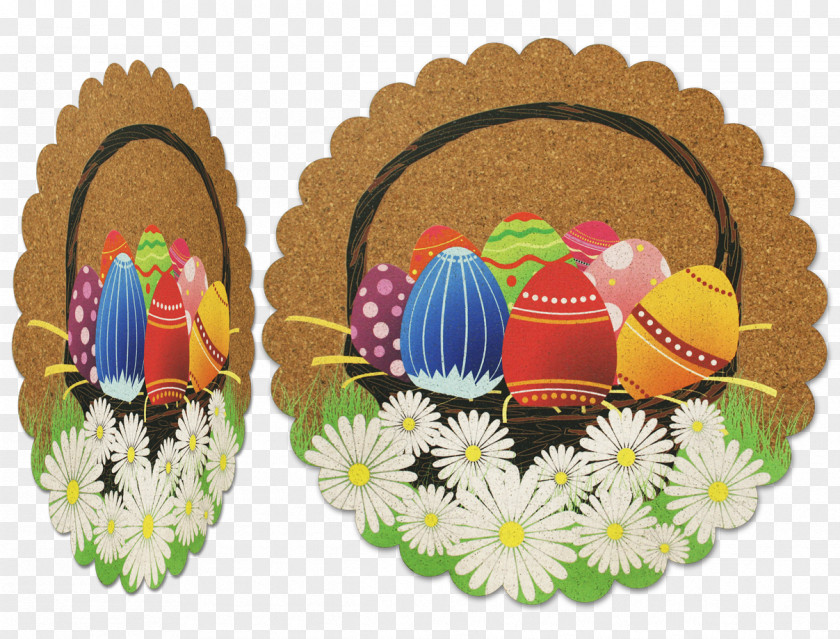 Easter Egg Basket Greeting & Note Cards PNG