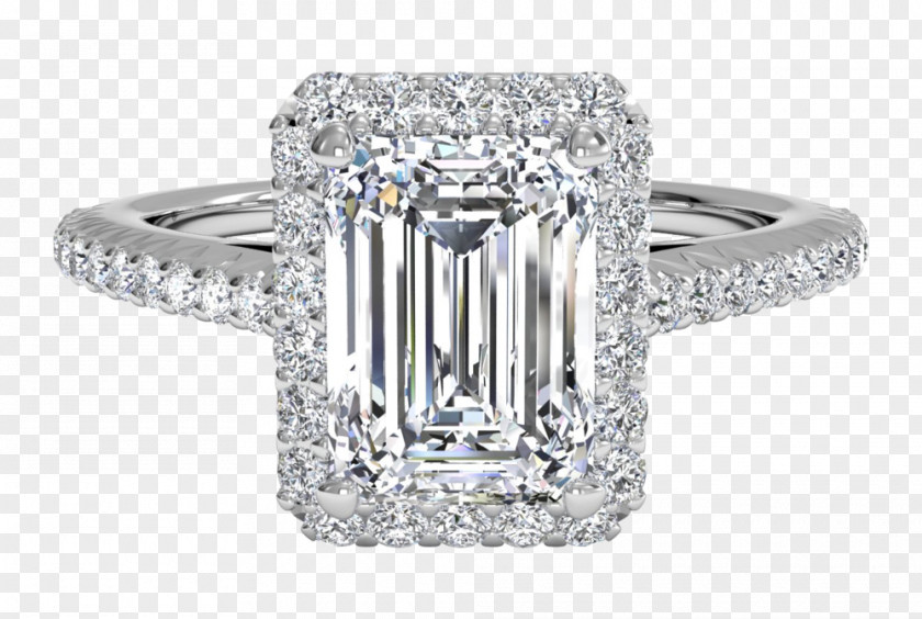 Ring Gemological Institute Of America Diamond Cut Engagement Emerald PNG
